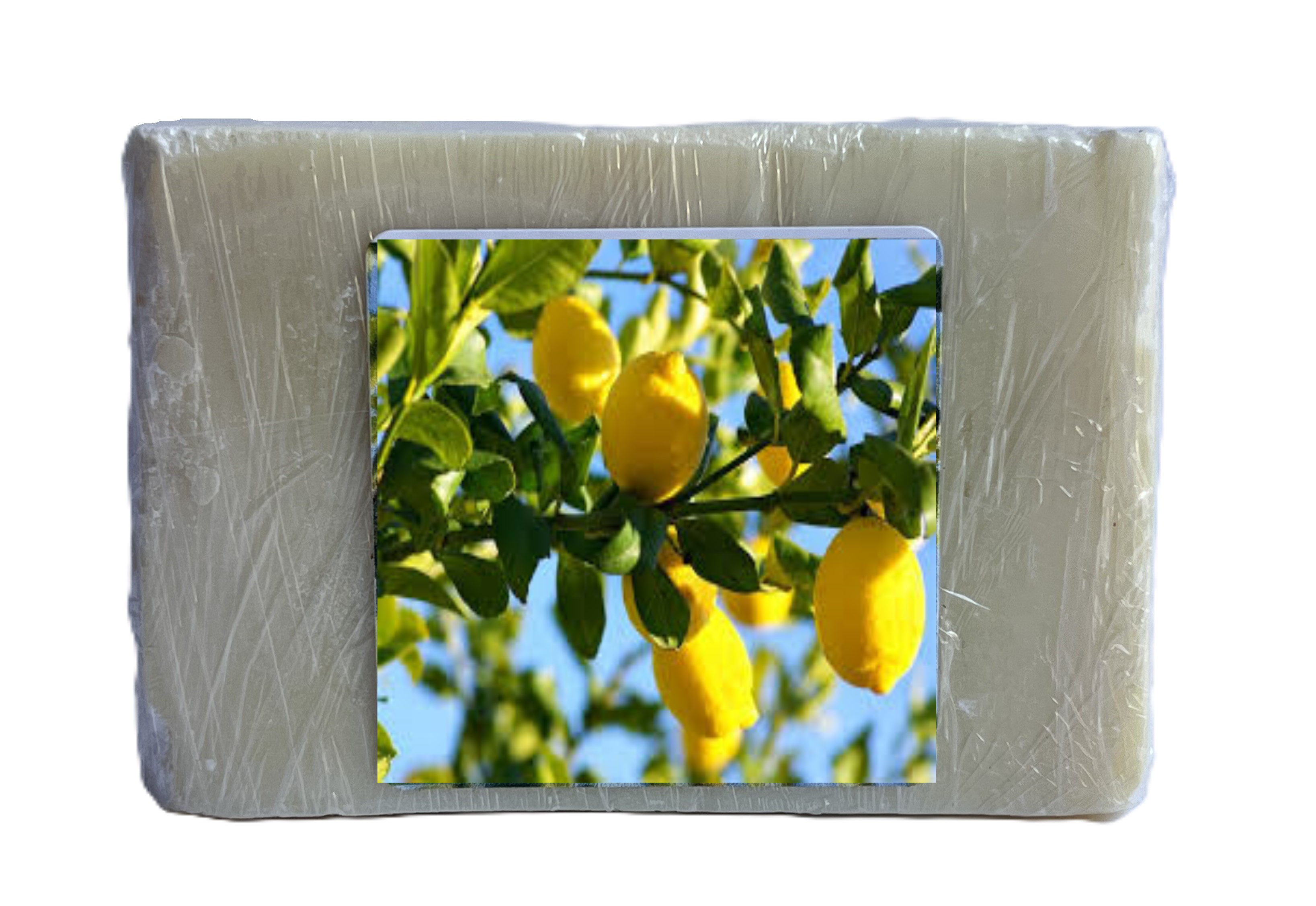 Natural lemon scented soap