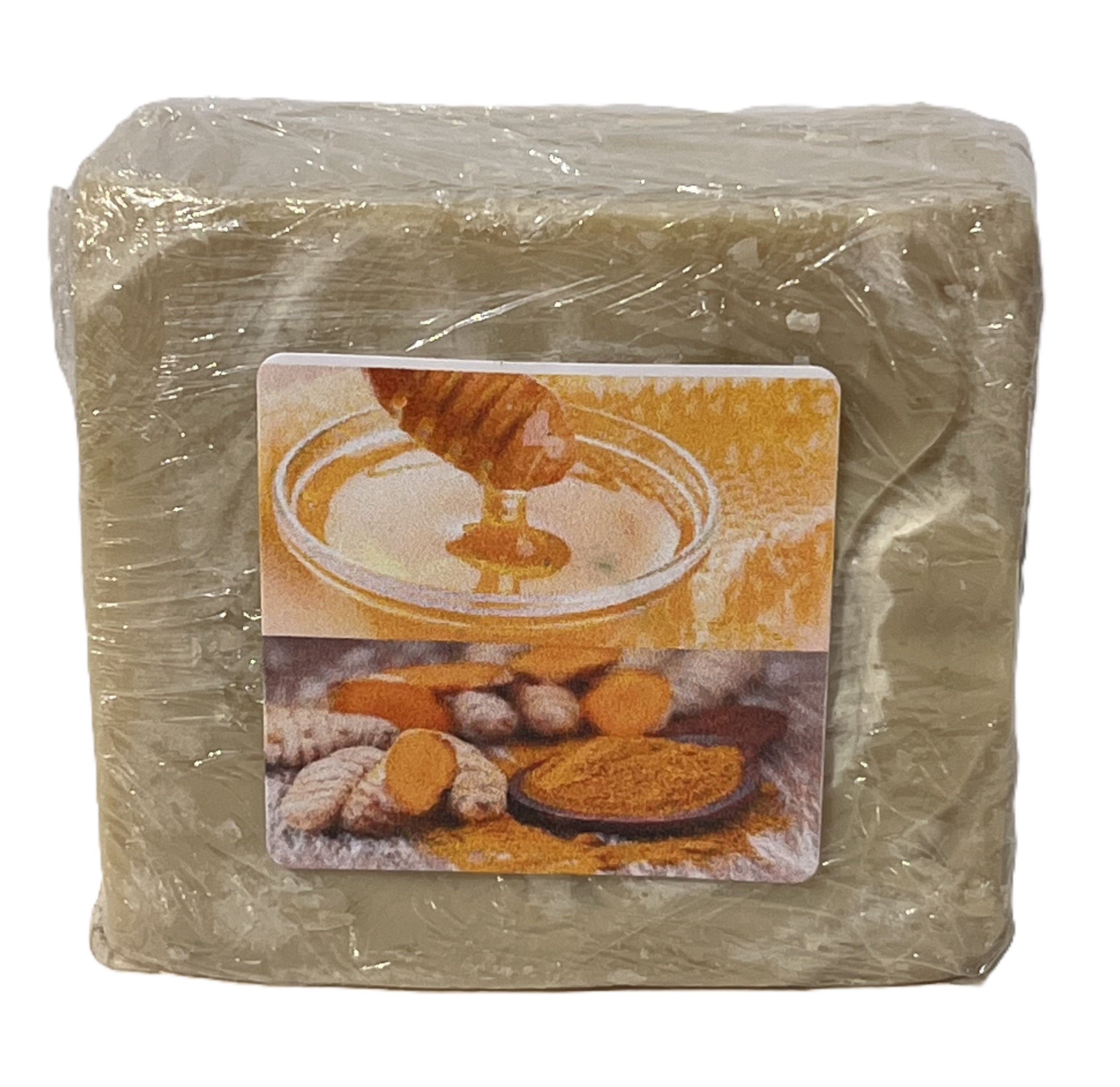 Turmeric and honey soap